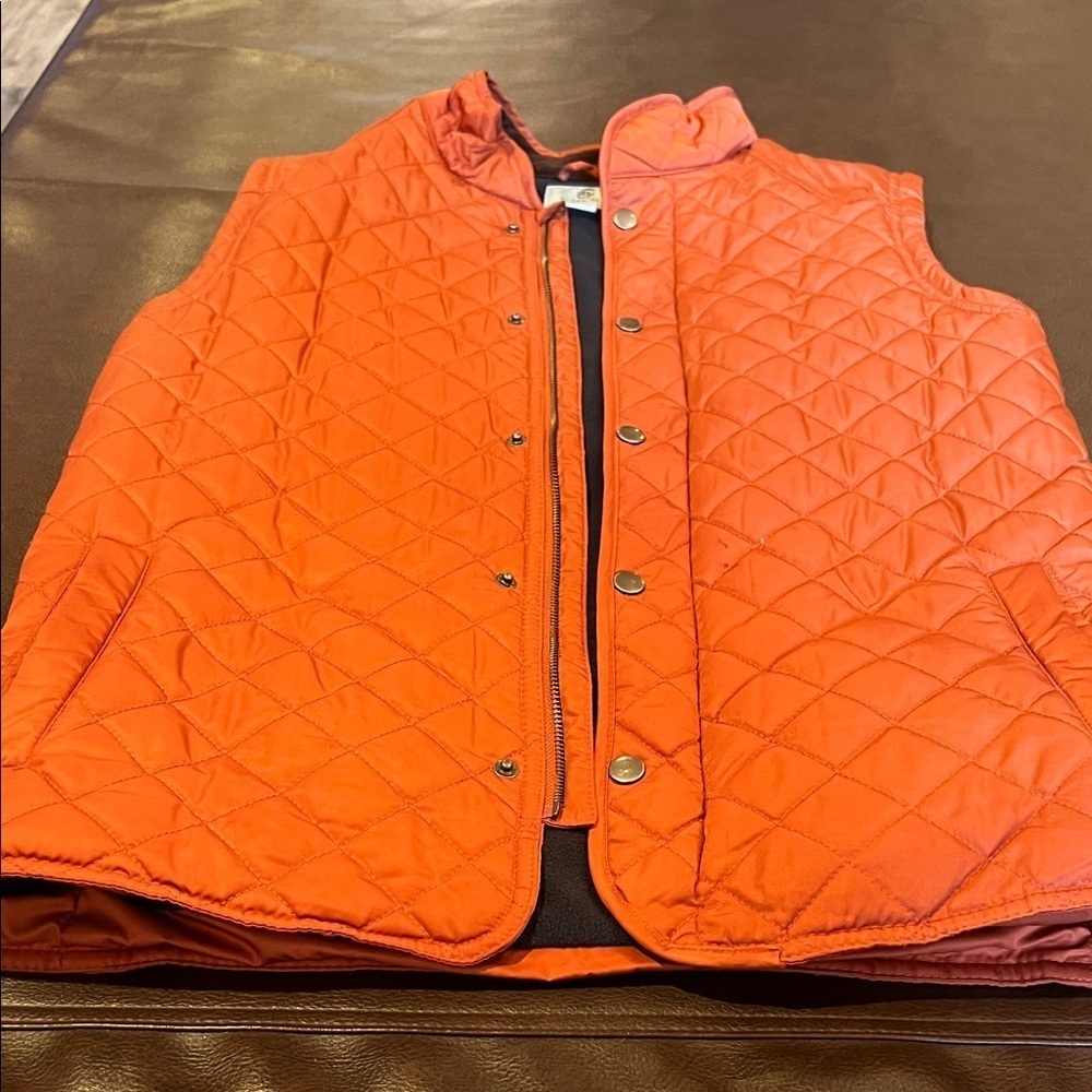 Class Club Orange Quilted Vest for boys - Picture 4 of 9